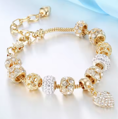 Royal Gleam - Pulseras chapadas en oro